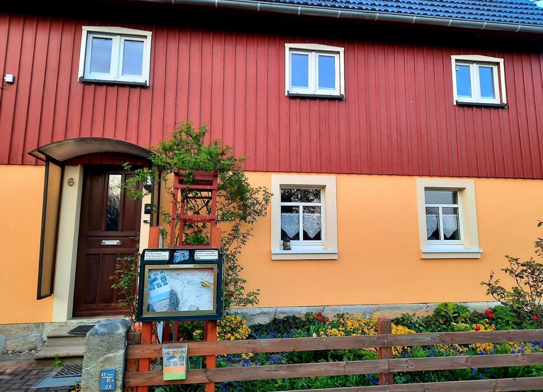 Fewo Dorn Eg Haus Sandsteinliebe Зебниц Экстерьер фото